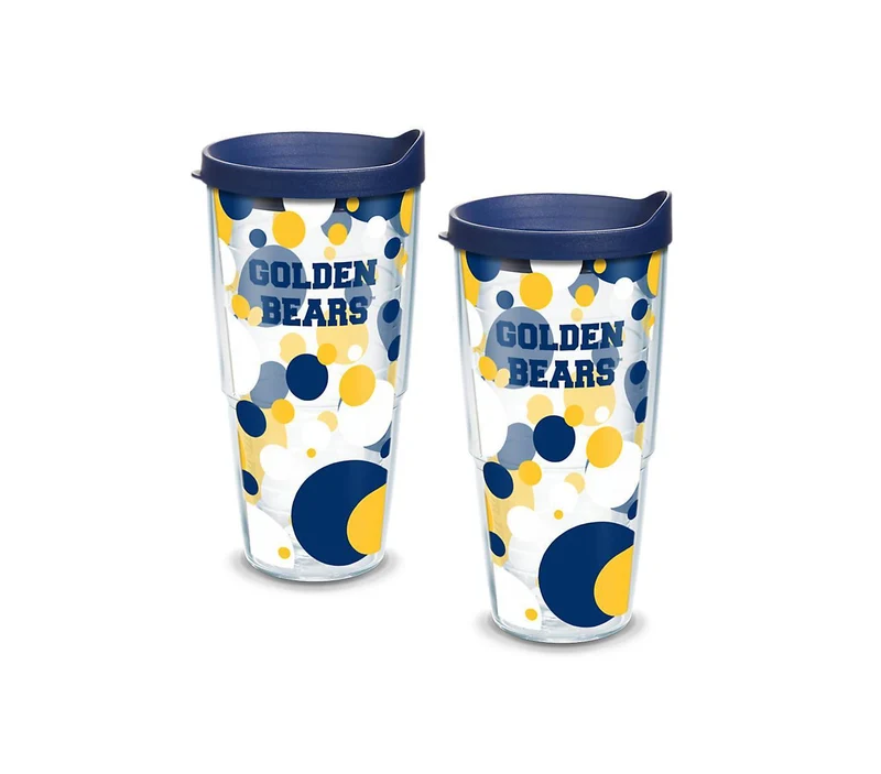 University of California - Berkeley Polka Dot 24 oz. Tervis Tumbler with Lid - (Set of 2)