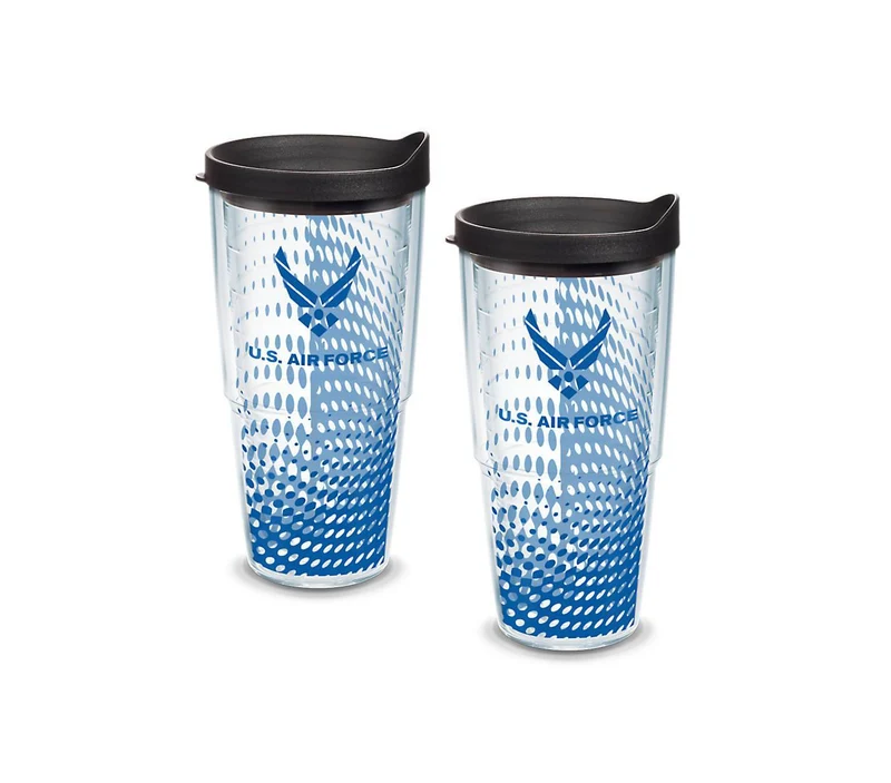 Air Force 24 oz. Tervis Tumbler with Lid - (Set of 2)