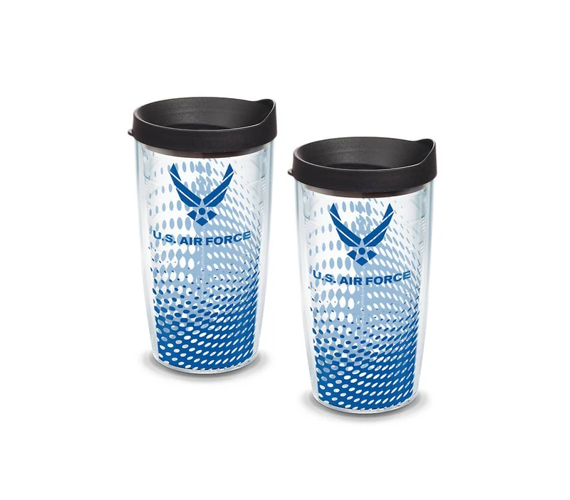Air Force 16 oz. Tervis Tumbler with Lid - (Set of 2)