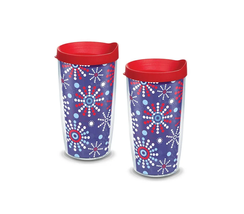 USA Fireworks 16 oz. Tervis Tumbler with Lid - (Set of 2)