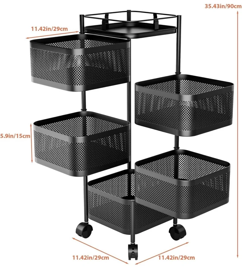 Support de Rangements Rotatif pour Cuisine,