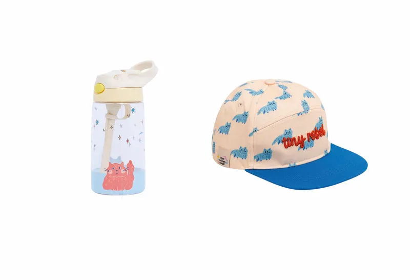 Cap & Trinkflasche Set MEOWTIFUL CATS