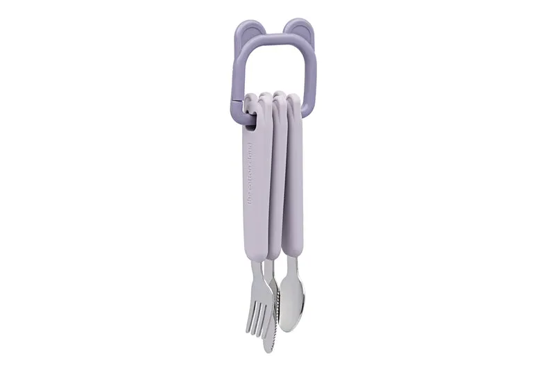Besteckset mit Schlaufe Lilac