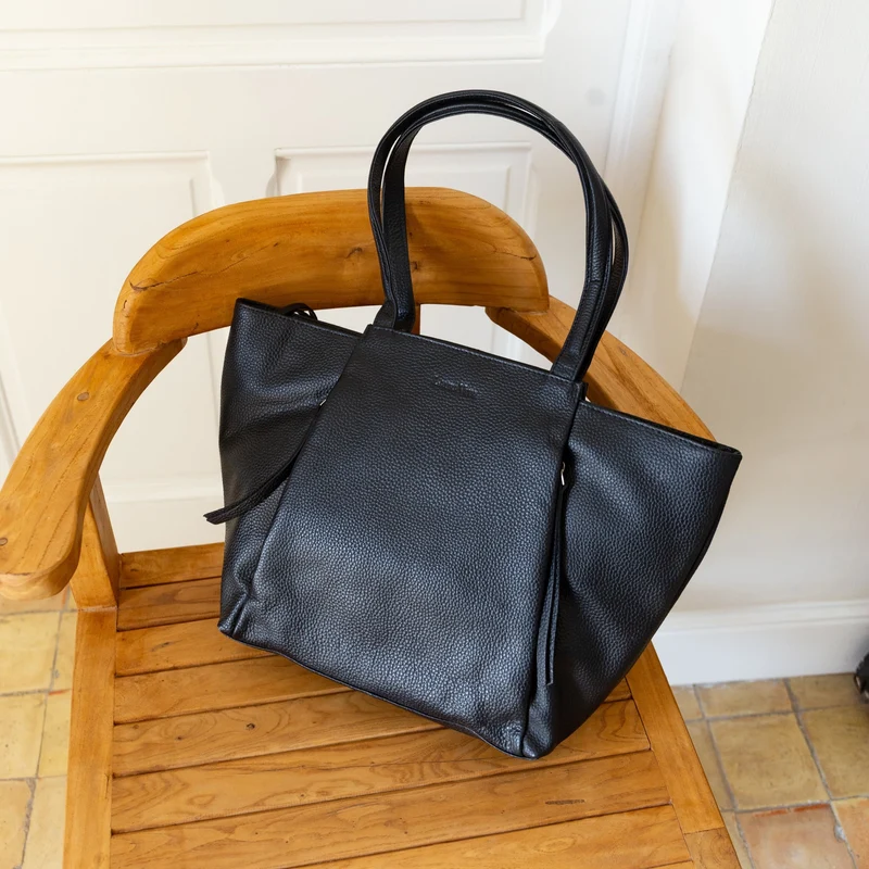 Sac cabas en cuir Romane Exclusivité