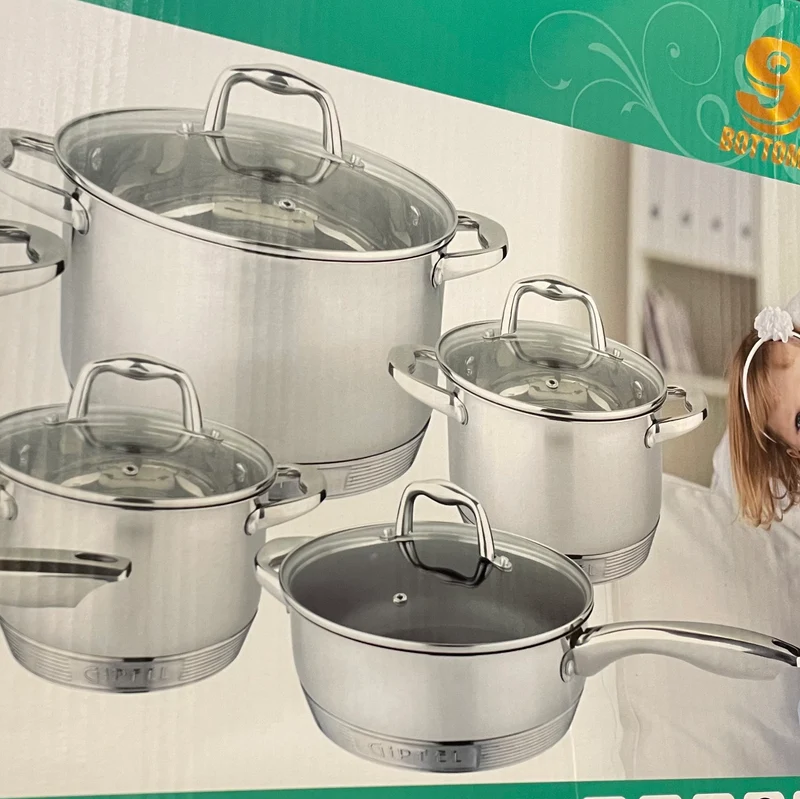 GIPFEL - Cookware ensemble de 12 Pièces