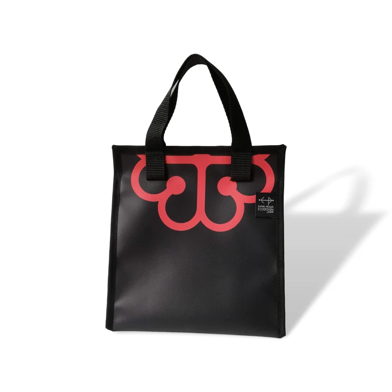 Sac à Lunch - Sac écoresponsable - noir avec logo rouge Montréal