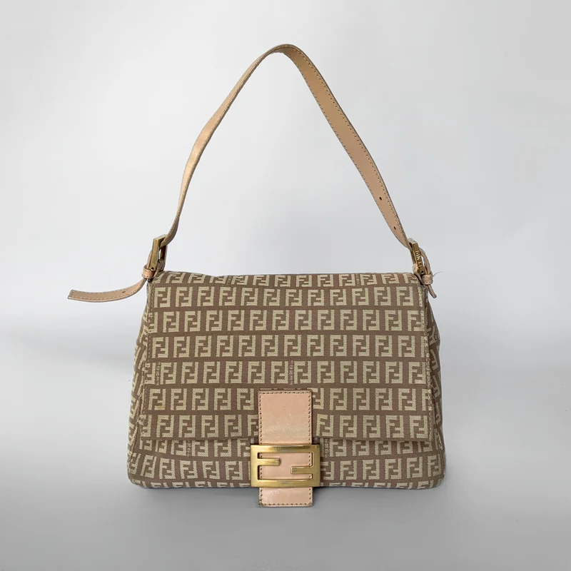 Fendi Pochette Toile Mamma Zucca