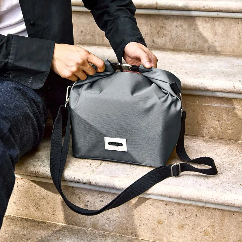 Sac à lunch isotherme Grand format 10L - Lunch Bag Slate Large Black-Blum