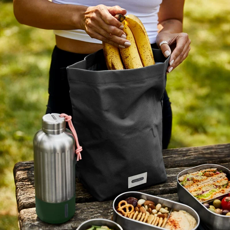 Sac à lunch isotherme étanche Black+Blum Noir - Lunch Bag New Black
