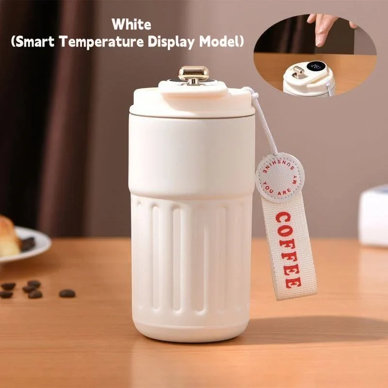 Mug Isotherme 450ml Inox Affichage Température