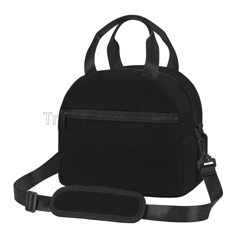 Sac Isotherme Noir Uni Bandoulière