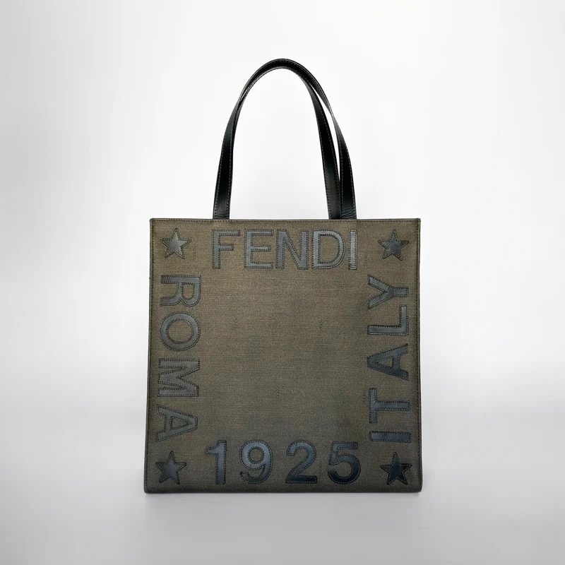 Fendi Sac fourre-tout Roma en toile