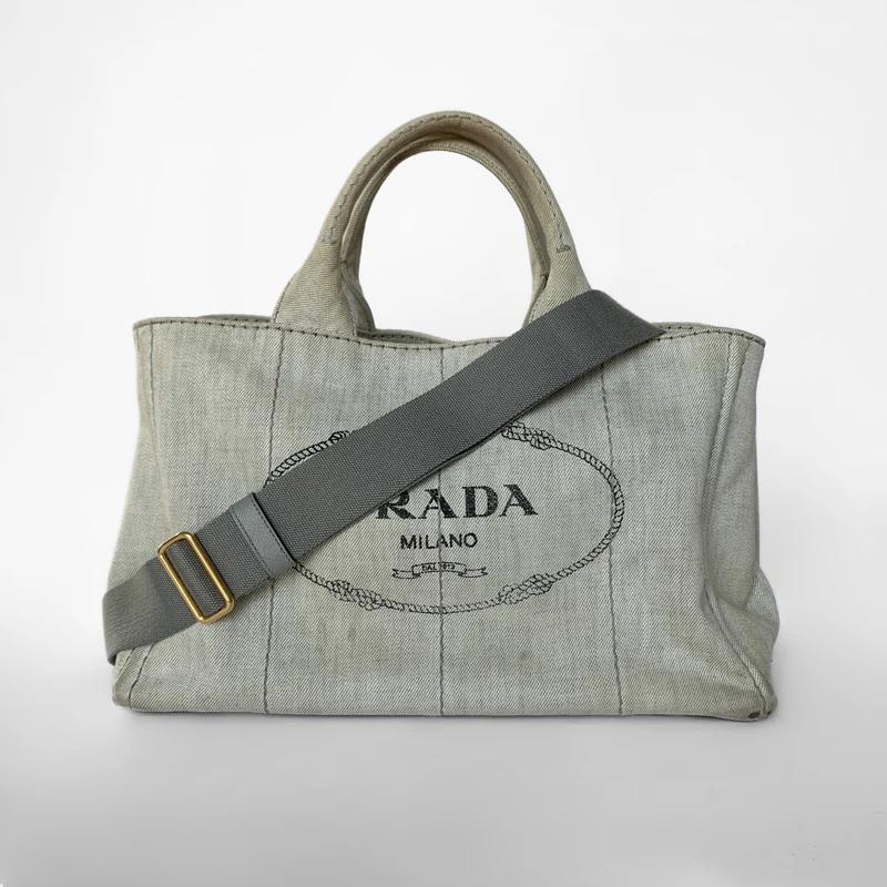 Prada Grand sac fourre-tout Canapa en jean