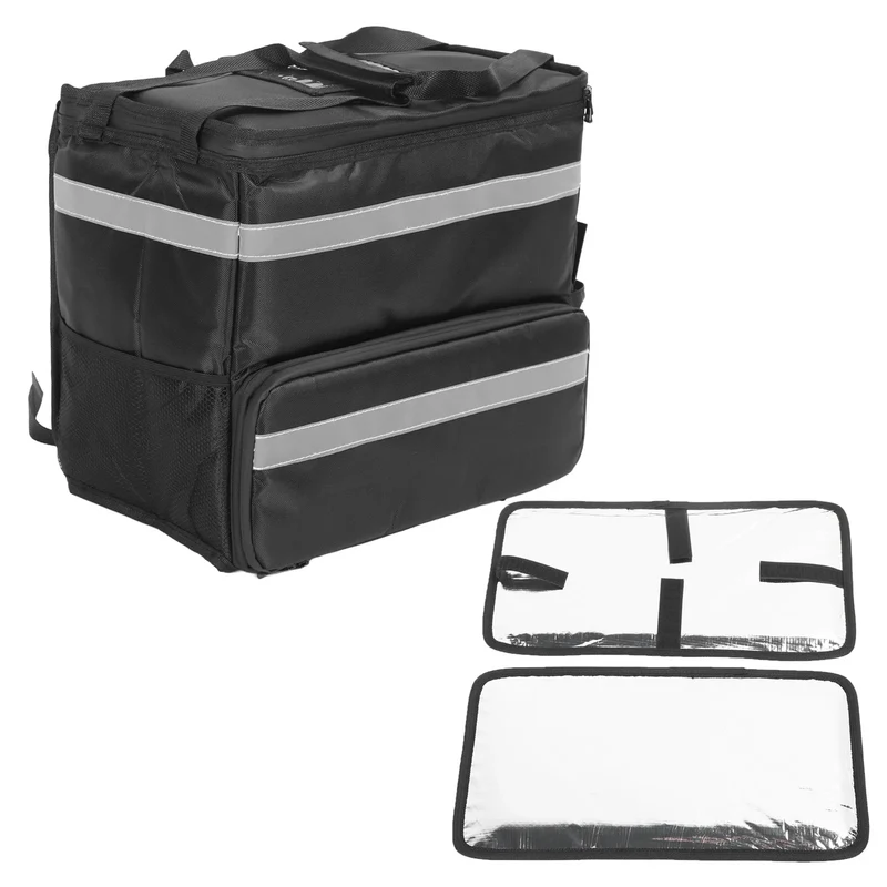 Sac Isotherme Noir Tissu Oxford Vélo