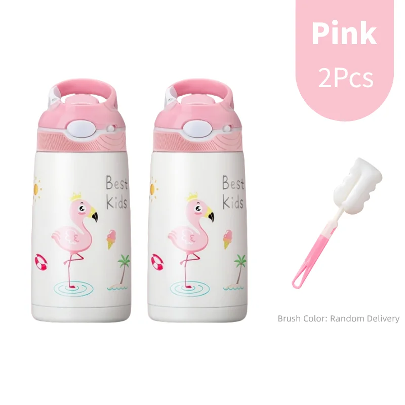 Thermos pour Bébé Inox avec Paille 400ml
