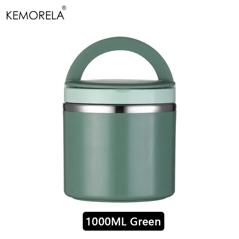 Boîte à Repas Isotherme Enfant 630-1000ml Inox pour École