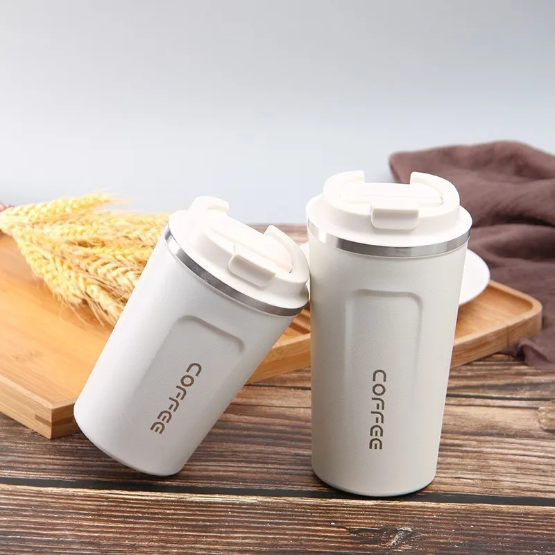 Mug Isotherme de Voyage Inox Anti-Fuite Style Bureau 510ml