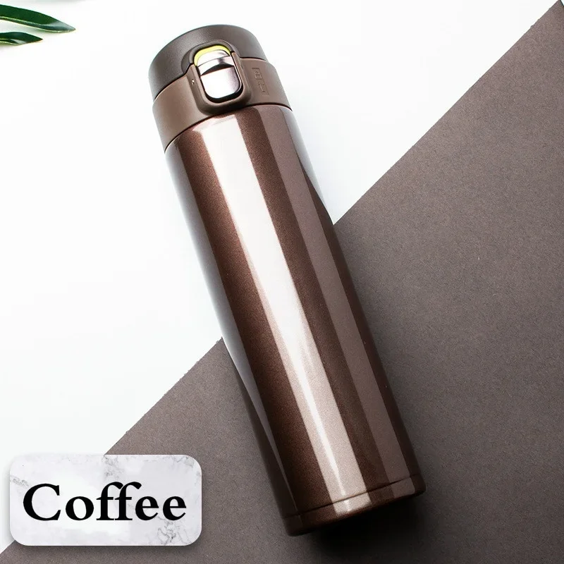 Thermos Isotherme 500ml Inox avec Couvercle Basculant
