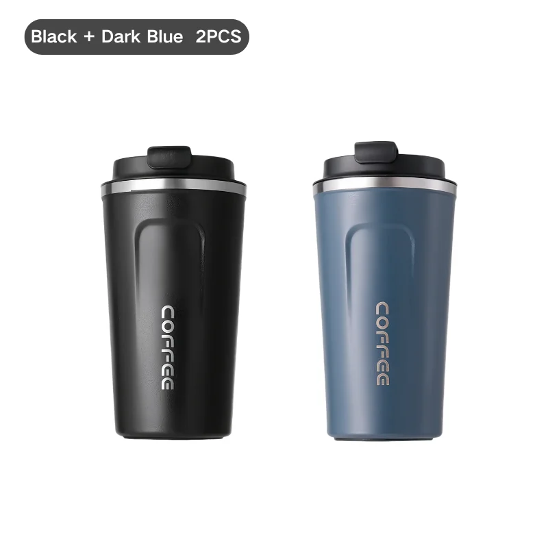 Mug Thermos Isotherme pour Voiture Inox Anti-Fuite 510ml