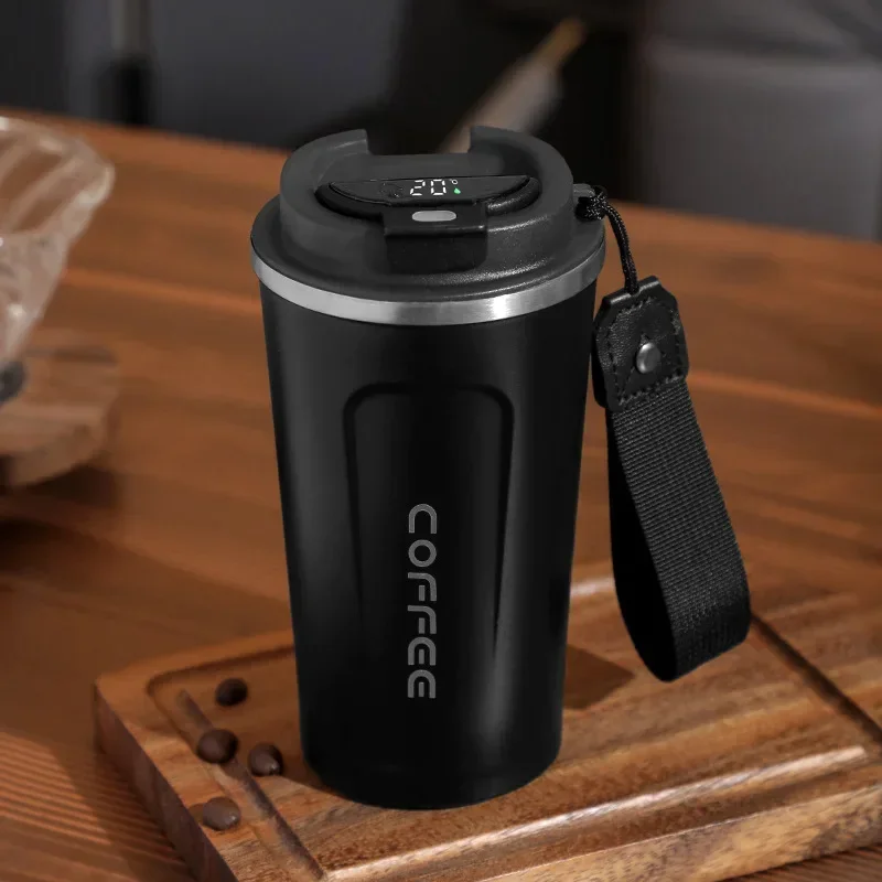 Mug Thermos Isotherme Inox 380/510ml avec Écran de Température