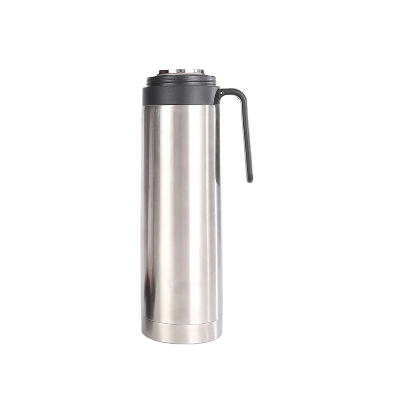 Thermos Cafetière Inox avec Poignée et Paille