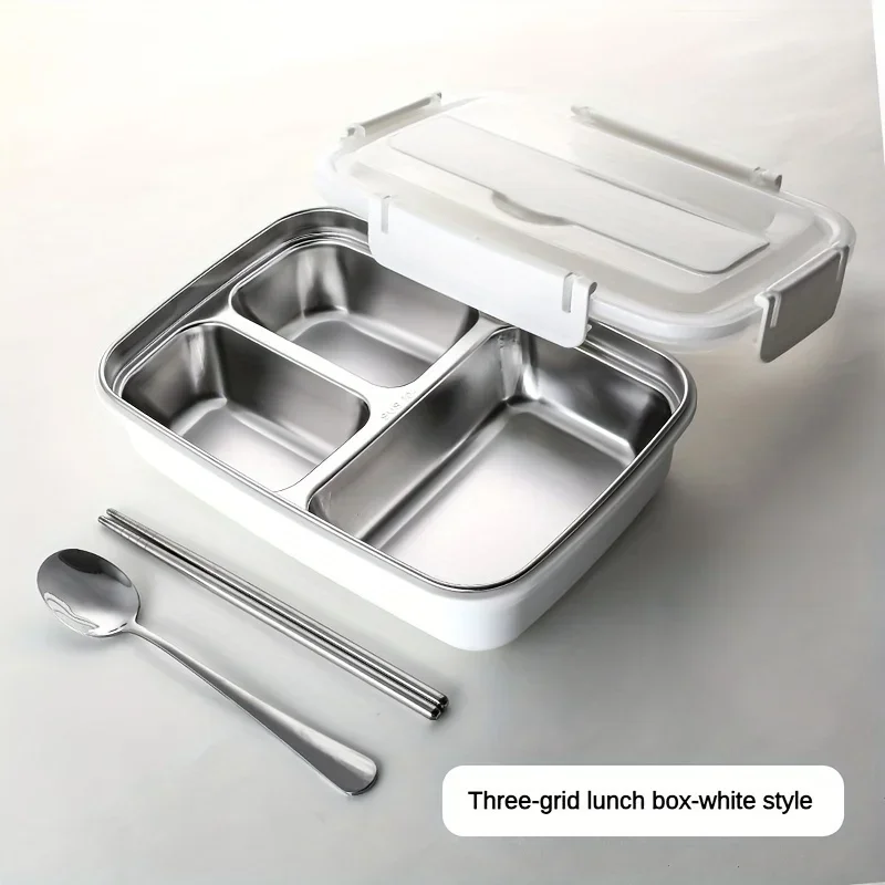 Lunch Box Inox Anti-Fuite 3-4 Compartiments