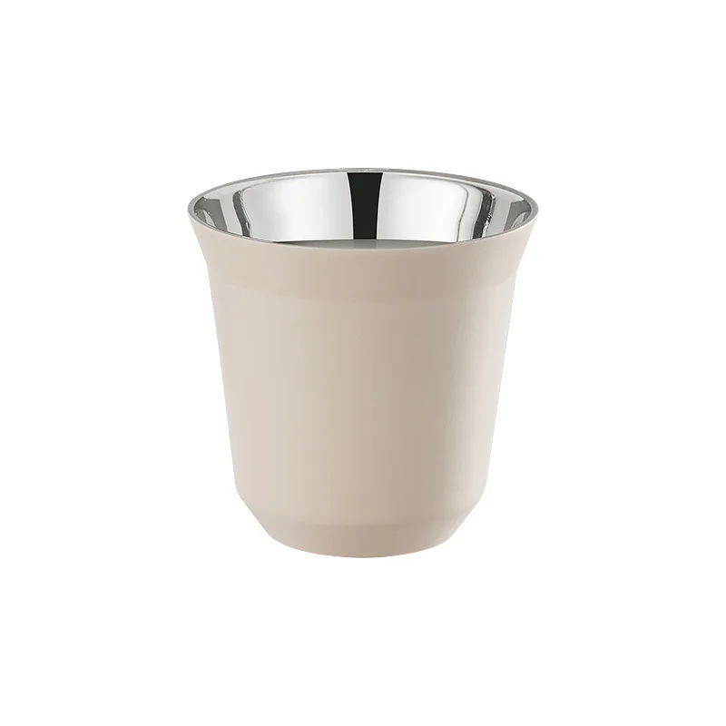 Tasse à Café Capsule Isotherme Inox Double Paroi 80ml