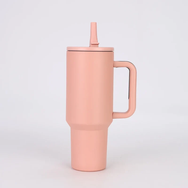 Tumbler Isotherme 1200ml (40oz) avec Paille pour Voiture