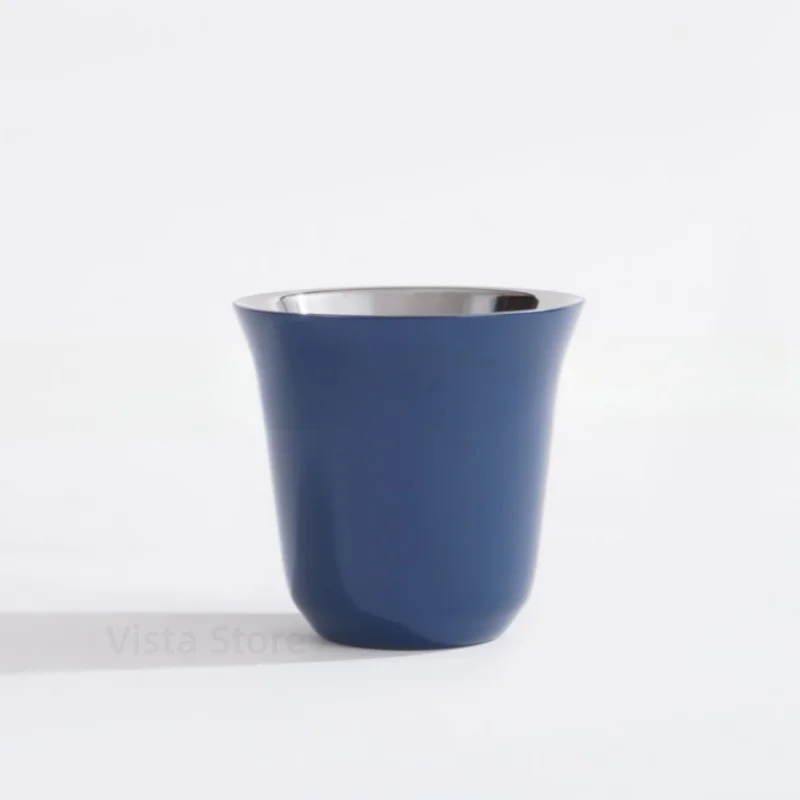 Tasse à Espresso Isotherme Inox Double Paroi 80ml