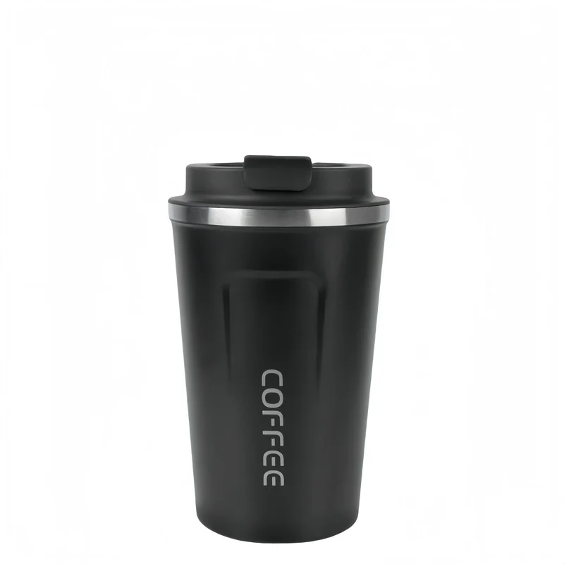 Mug Thermo Café Voiture 380-510ml Inox Anti-Fuite