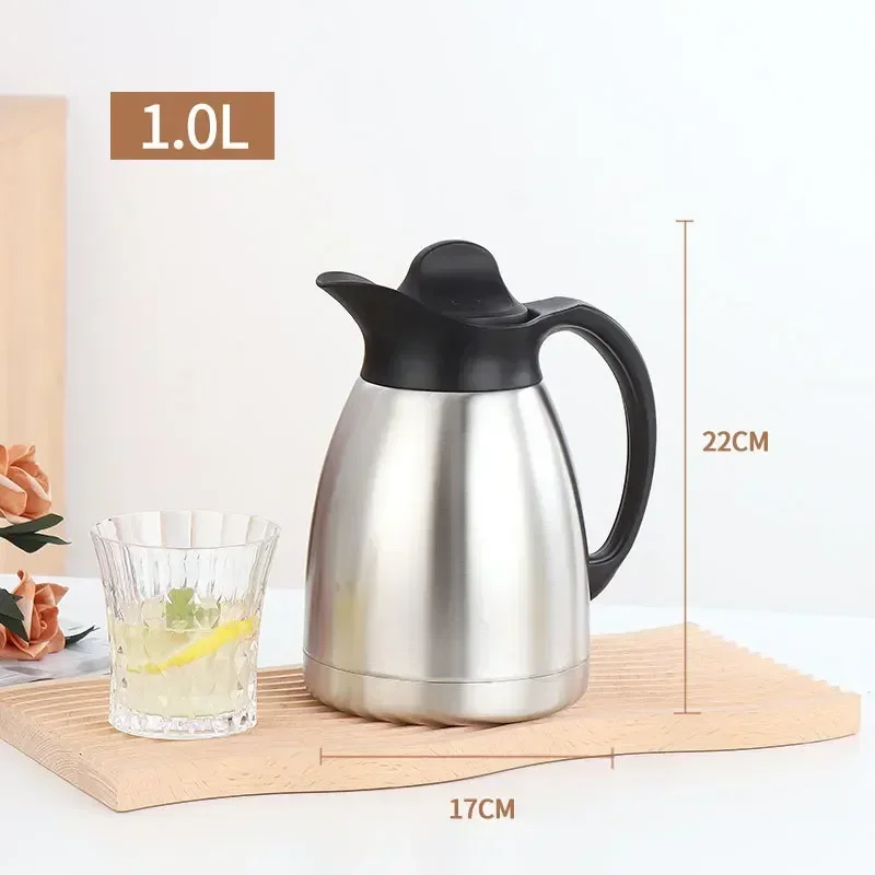 Bouilloire Isotherme Grande Capacité 1-3L Inox
