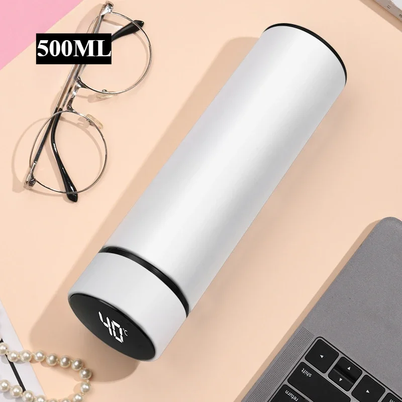 Bouteille Isotherme 500ml LED Température Inox