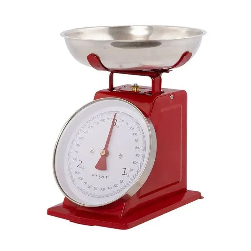 Balance de cuisine Plint rouge 3 kg - Pratique, durable et décorative