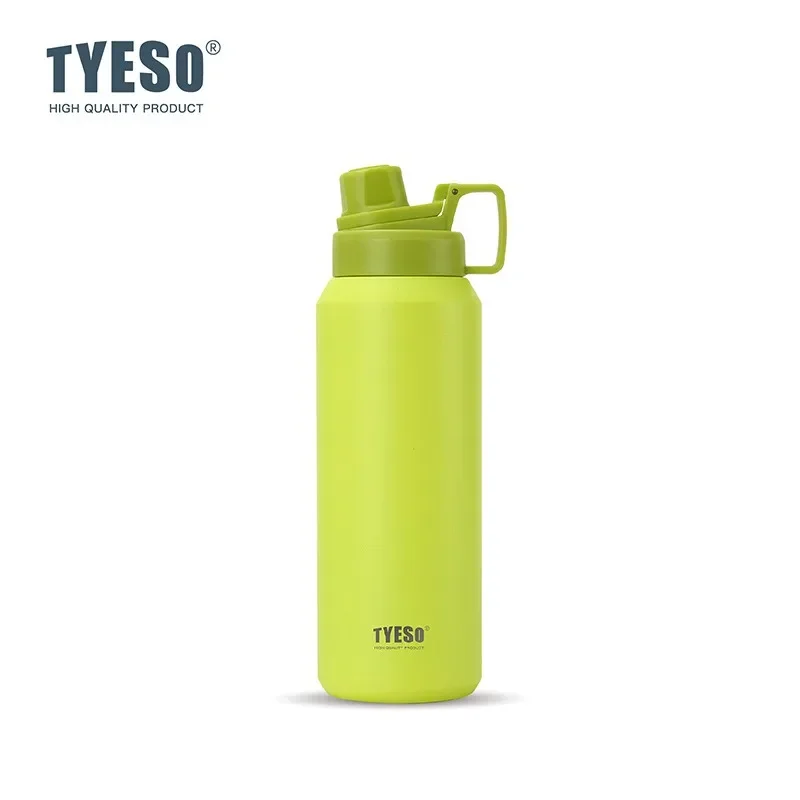 Gourde Isotherme Grande Capacité Inox Mat pour Sport