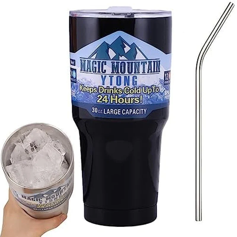 Gourde Isotherme 900ml Inox pour Voiture et Camping