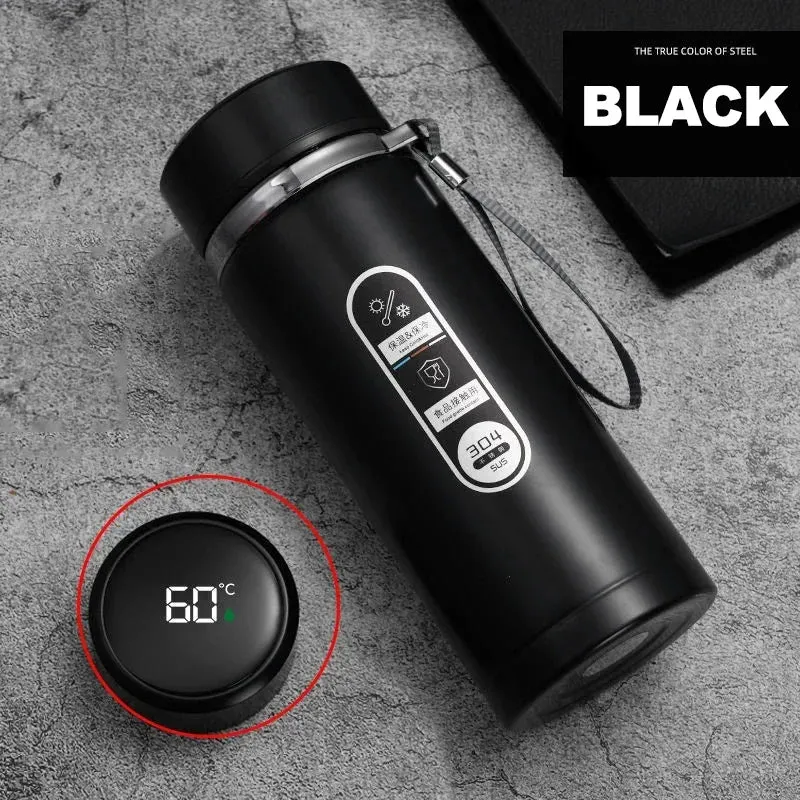 Thermos Isotherme Inox 500ml-1L avec Écran LED de Température