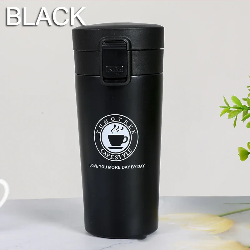 Mug Thermos Isotherme 0,5L Inox Double Paroi Anti-Fuite