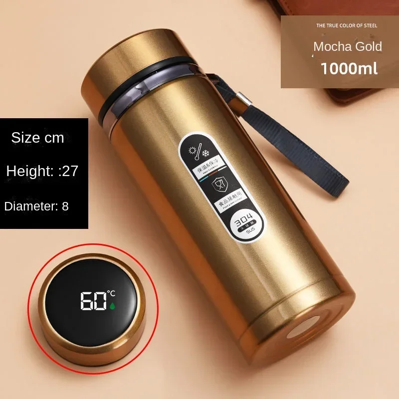 Bouteille Thermos avec Écran LED de Température 1000ml