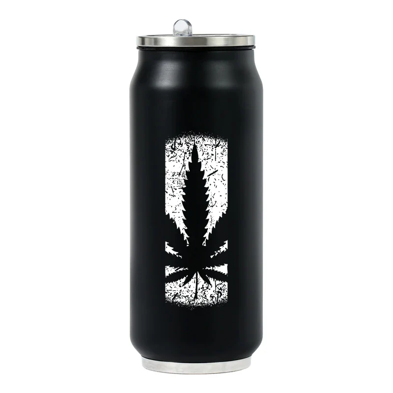 Mug Isotherme Personnalisé Inox avec Paille 500ml