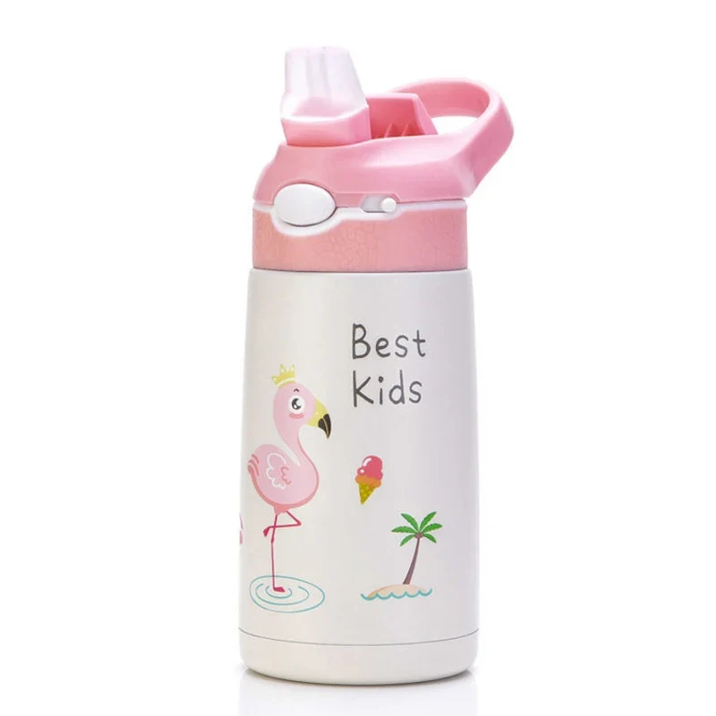 Mug Paille Isotherme Inox Anti-Fuite 400ml