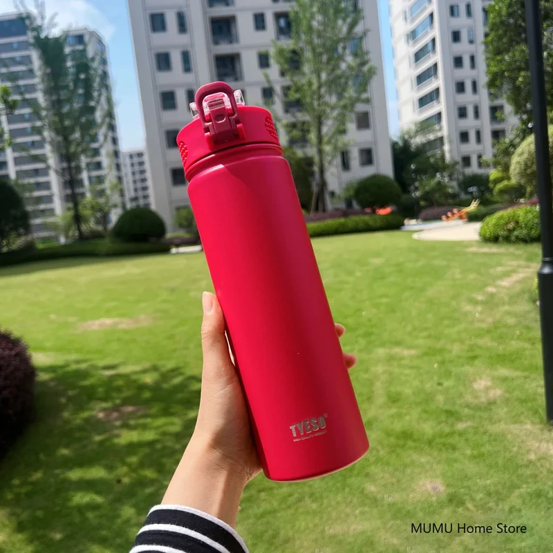 Mug Isotherme avec Paille Inox Sport 600ml