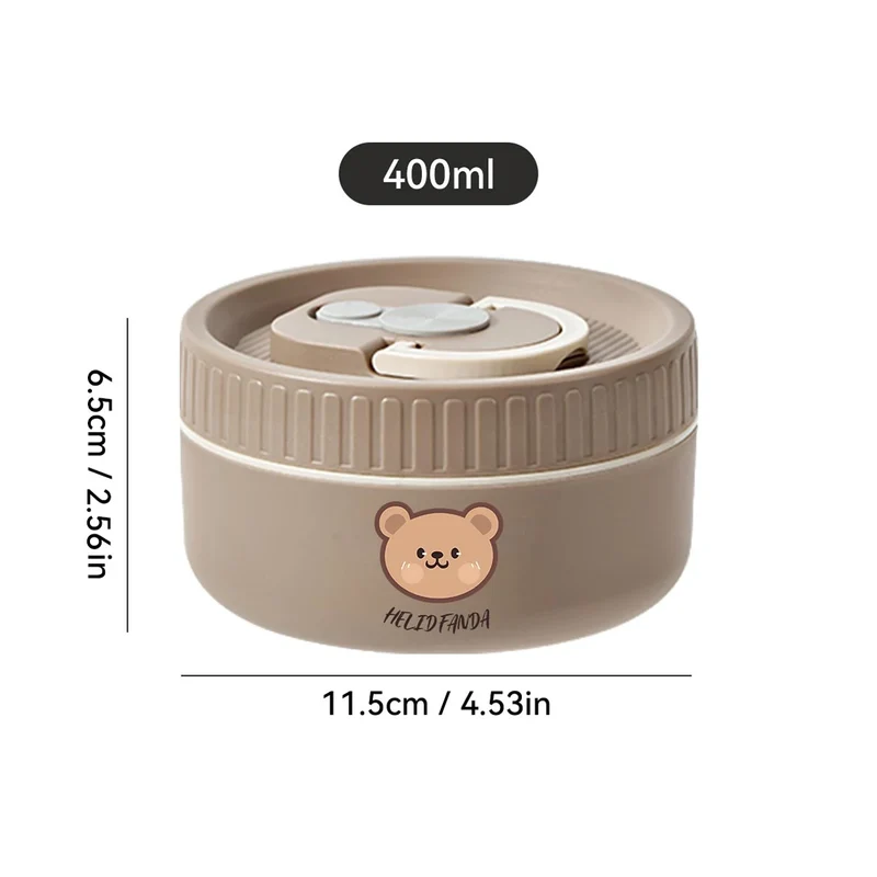 Boite Isotherme Alimentaire Inox Étanche 400ml