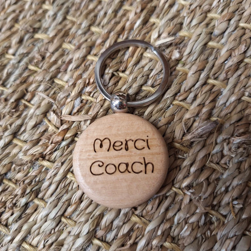 Porte clés en bois personnalisable