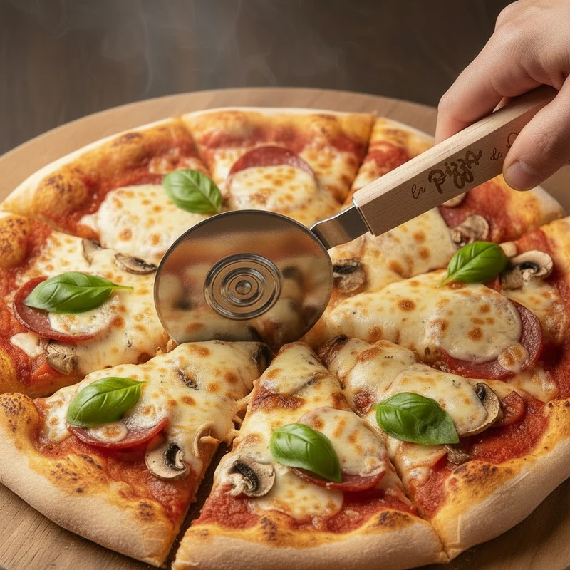 Roulette à pizza pour maman