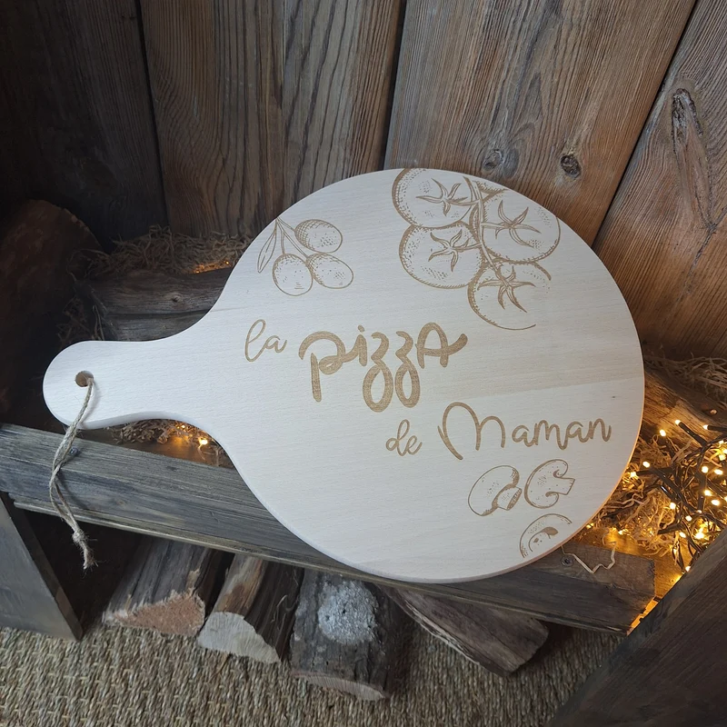 Planche à pizza Maman