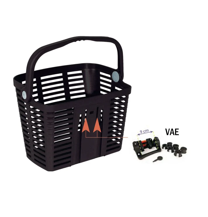 Panier Plastique Plaza XL Noir