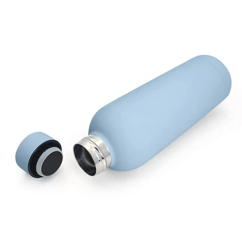 Gourde isotherme bleue inox 500ml