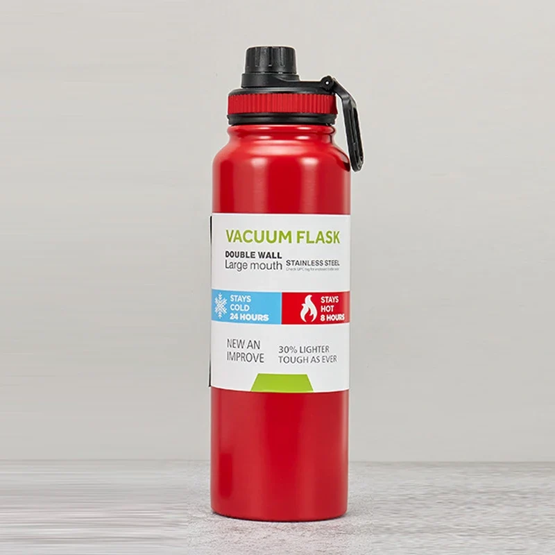 Gourde isotherme rouge