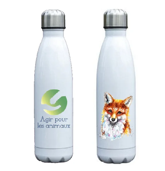 Gourde isotherme renard
