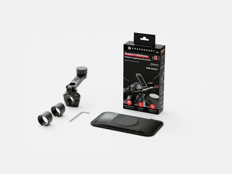 Support téléphone pour guidon de moto PRO BOOST
